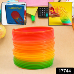 Rainbow Spring, Rainbow Spring Toys, Slinky, Slinky Spring Toy, Toy for Kids, for Kids Adults of All Age Group, for Birthdays, Compact and Portable Easy to Carry (1 Pc) - Bhavnagar Deodap