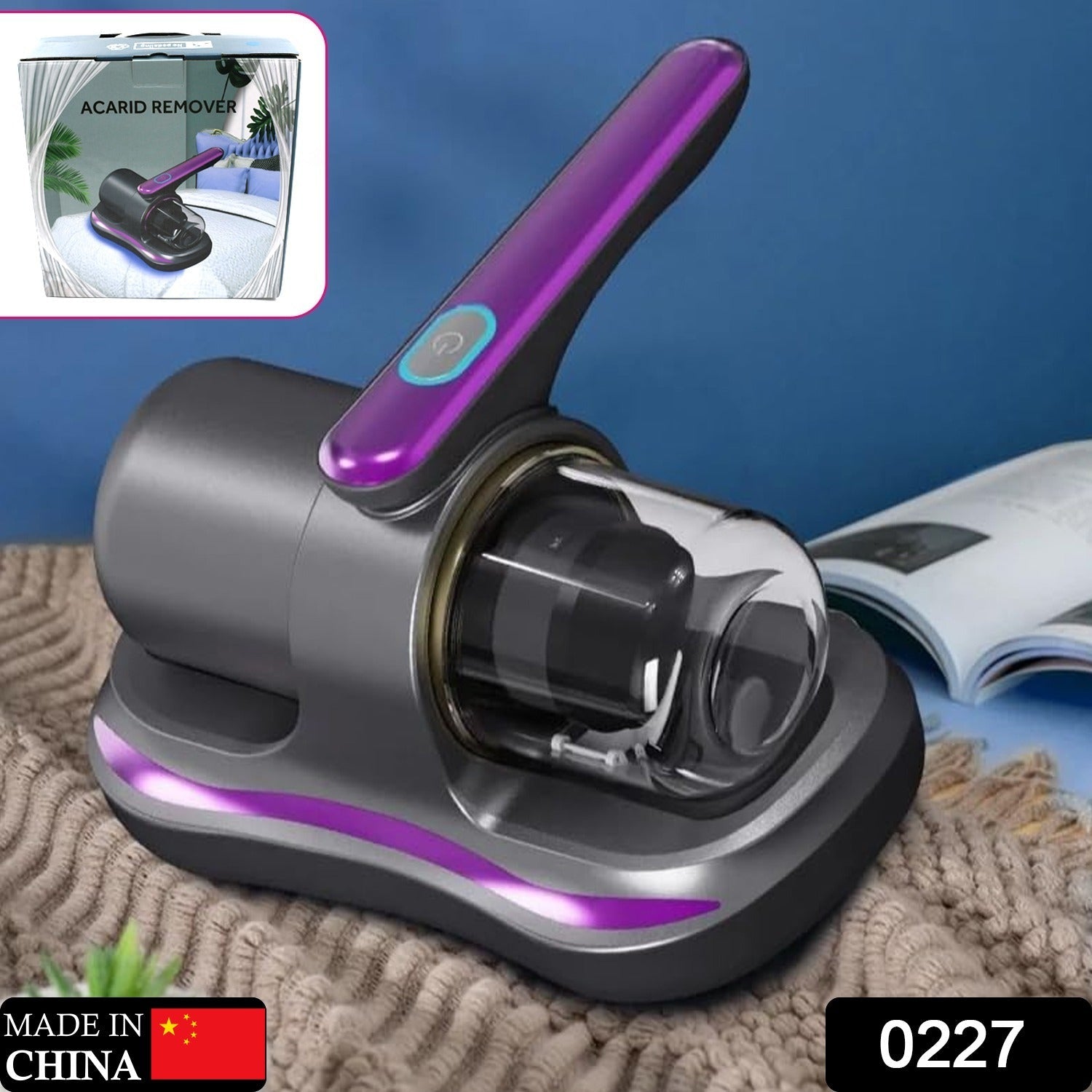 Powerful Suction Portable Handheld Vacuum Cleaner - Low Noise Vacuum Cleaner for Bed - Cordless Vacuum Cleaner for Car Seat Crevices Pillows, Mattresses, Sofas Wireless Anti Dust and Mite Cleaner - Bhavnagar Deodap