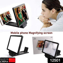 3D Phone Screen Magnifier Video Screen Amplifier Expander Holder Bracket for Mobile Phone Screen Zoom Display (1 Pc) - Bhavnagar Deodap