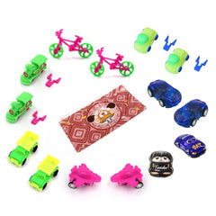 Toys for Kids Friction Powered Vehicle Toy for Baby Push & Go Toys Combo Set for Boys & Girls ( Pack of 15) - Bhavnagar Deodap