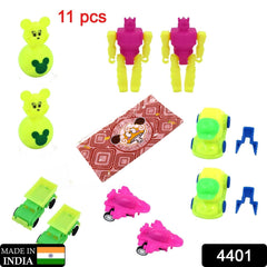 Toys for Kids Friction Powered Toy for Baby Push & Go Toys Combo Set for Boys & Girls ( Pack of 11) - Bhavnagar Deodap