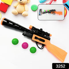 Manual Big Shooting 3 Ball Gun Toy shoot super ping pong gun for kids, Plastic Balls Shooting Gun Toys For Boys Kids High Quality Gun - Bhavnagar Deodap