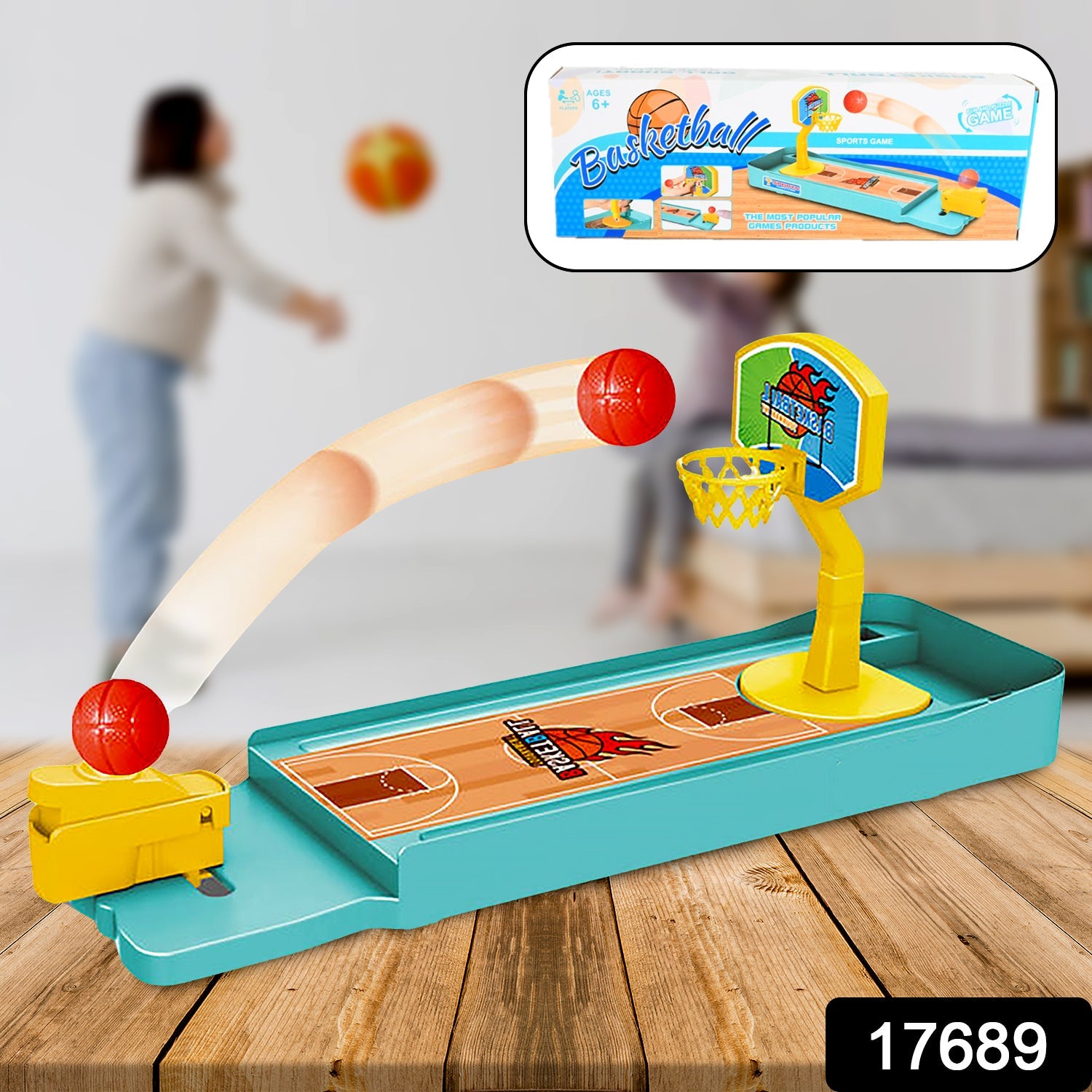 Mini Table Top Finger Basketball Game for Kids - Desktop Game for Kids & Adults, Basketball Finger Bowling Game, Fun Indoor Finger Bowling Game for Boys & Girls, Family Board Game - Bhavnagar Deodap