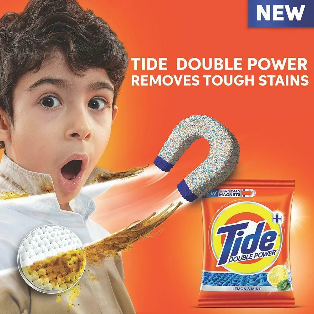 Tide Plus Lemon & Mint Detergent Powder 6 kg (Get 2 kg Free) - Bhavnagar Deodap